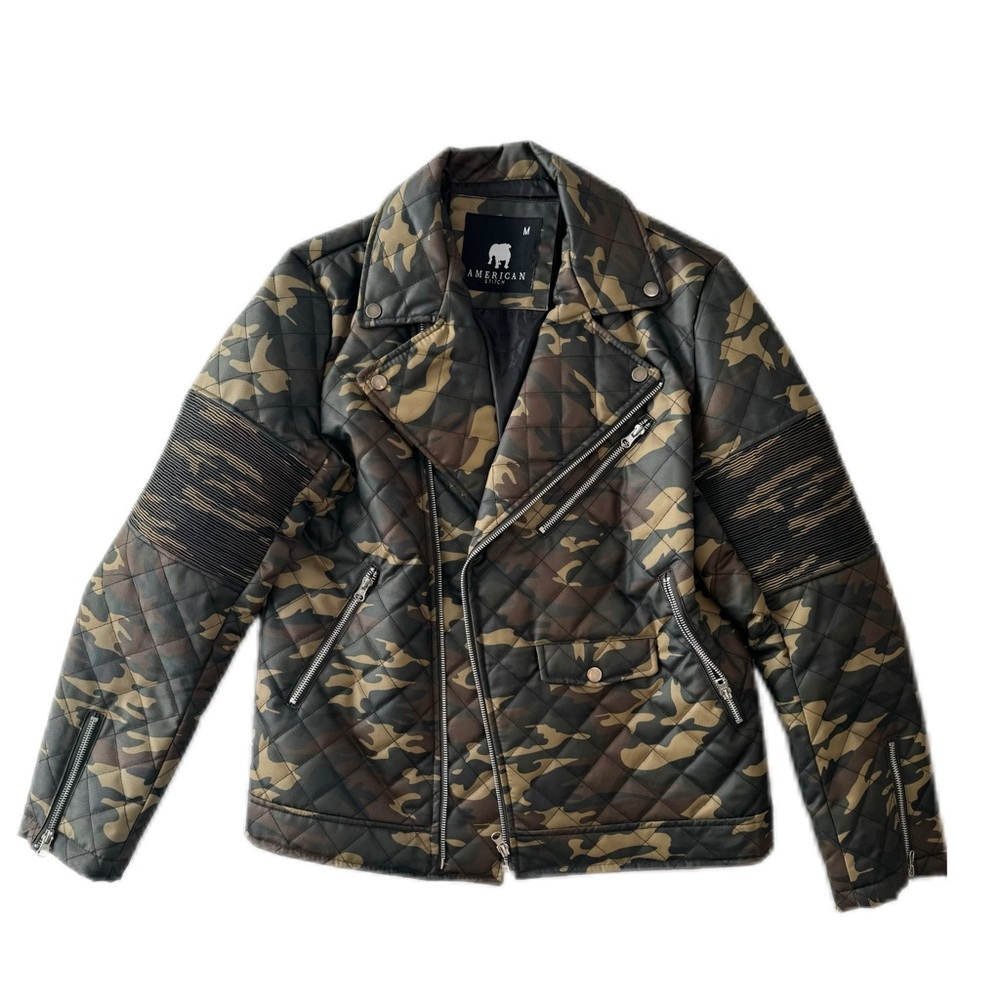 American Stitch Men's Medium Camouflage Jacket - Urban Style Essential
